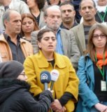 La députée Sebahat Tuncel et Sevil Turan, porte-parole des Verts.