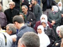 Silivri, quelques proches des détenus.