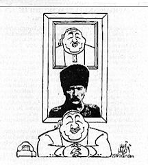 Erbakan - Caricature sacrilège d'Ulvi