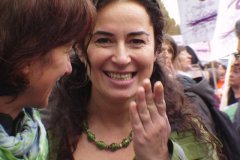 Pinar Selek attend une nouvelle décision de justice à Ankara le 30 avril