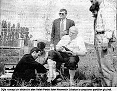 Les pieds d'Erbakan
